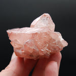Strawberry Pink Lemurian Seed Quartz Crystal Cluster
