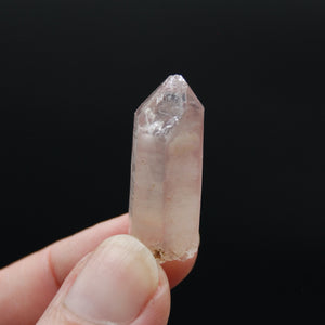 Pink Lithium Lemurian Quartz Crystal, Brazil