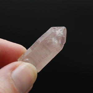 Pink Lithium Lemurian Quartz Crystal, Brazil