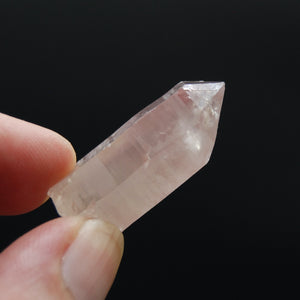 Pink Lithium Lemurian Quartz Crystal, Brazil