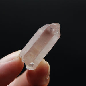Pink Lithium Lemurian Quartz Crystal, Brazil