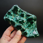 Malachite Chrysocolla Freeform Polished Crystal, Congo