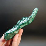 Malachite Chrysocolla Freeform Polished Crystal, Congo