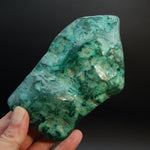 Malachite Chrysocolla Freeform Polished Crystal, Congo