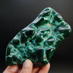 Malachite Chrysocolla Freeform Polished Crystal, Congo