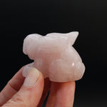 Rose Quartz Crystal Rabbit