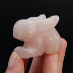 Rose Quartz Crystal Rabbit