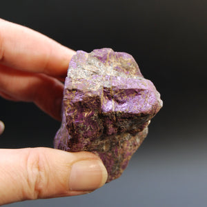 Raw Purpurite Crystal, Heterosite Mineral Specimen, Namibia
