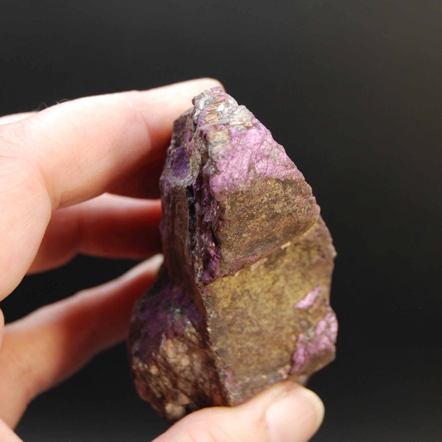 Raw Purpurite Crystal, Heterosite Mineral Specimen, Namibia