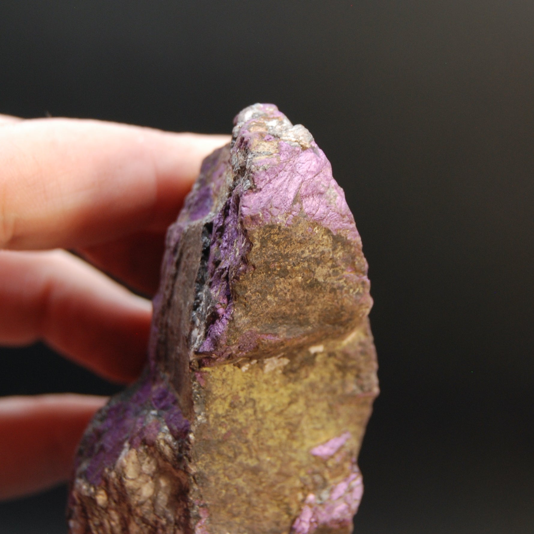 Raw Purpurite Crystal, Heterosite Mineral Specimen, Namibia