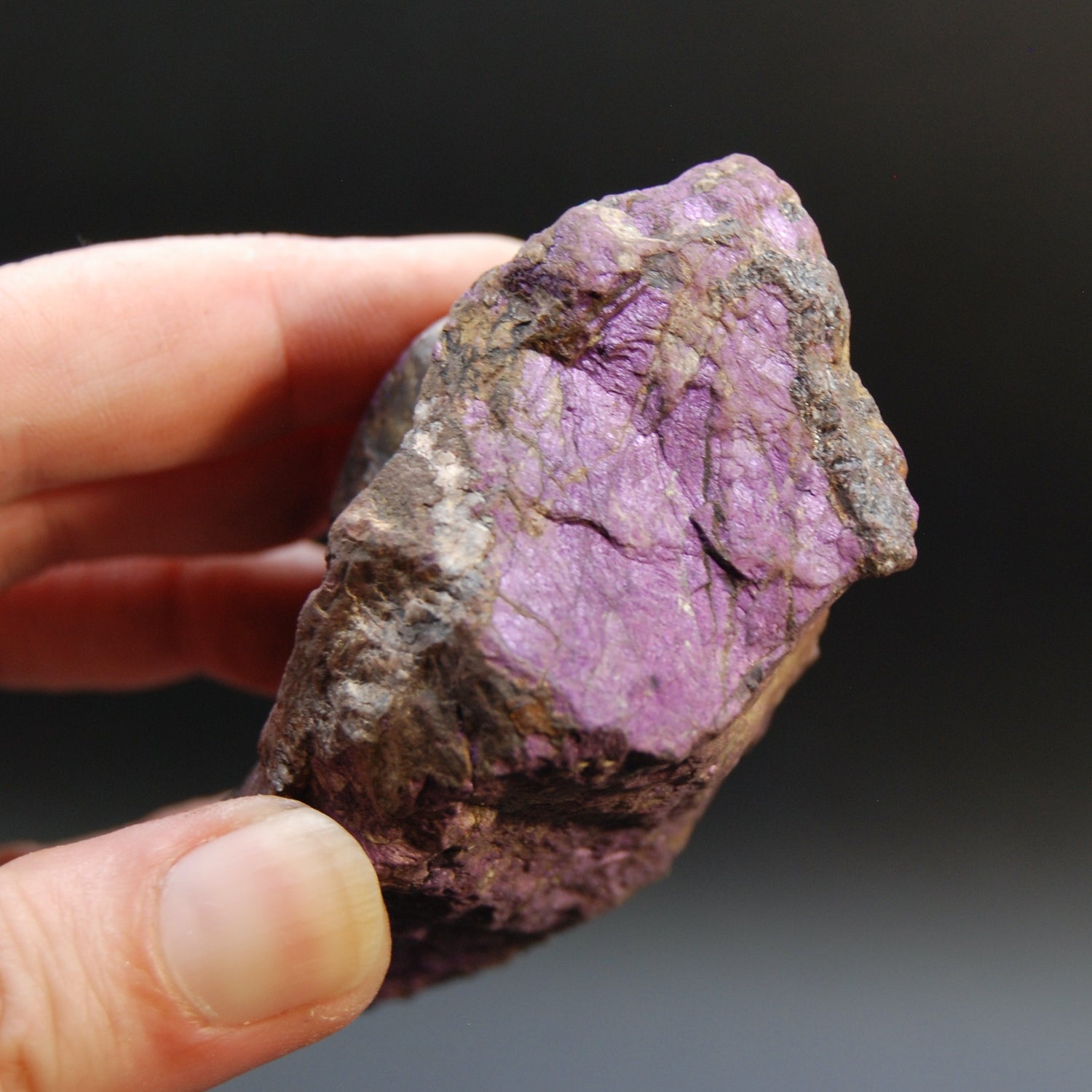 Raw Purpurite Crystal, Heterosite Mineral Specimen, Namibia