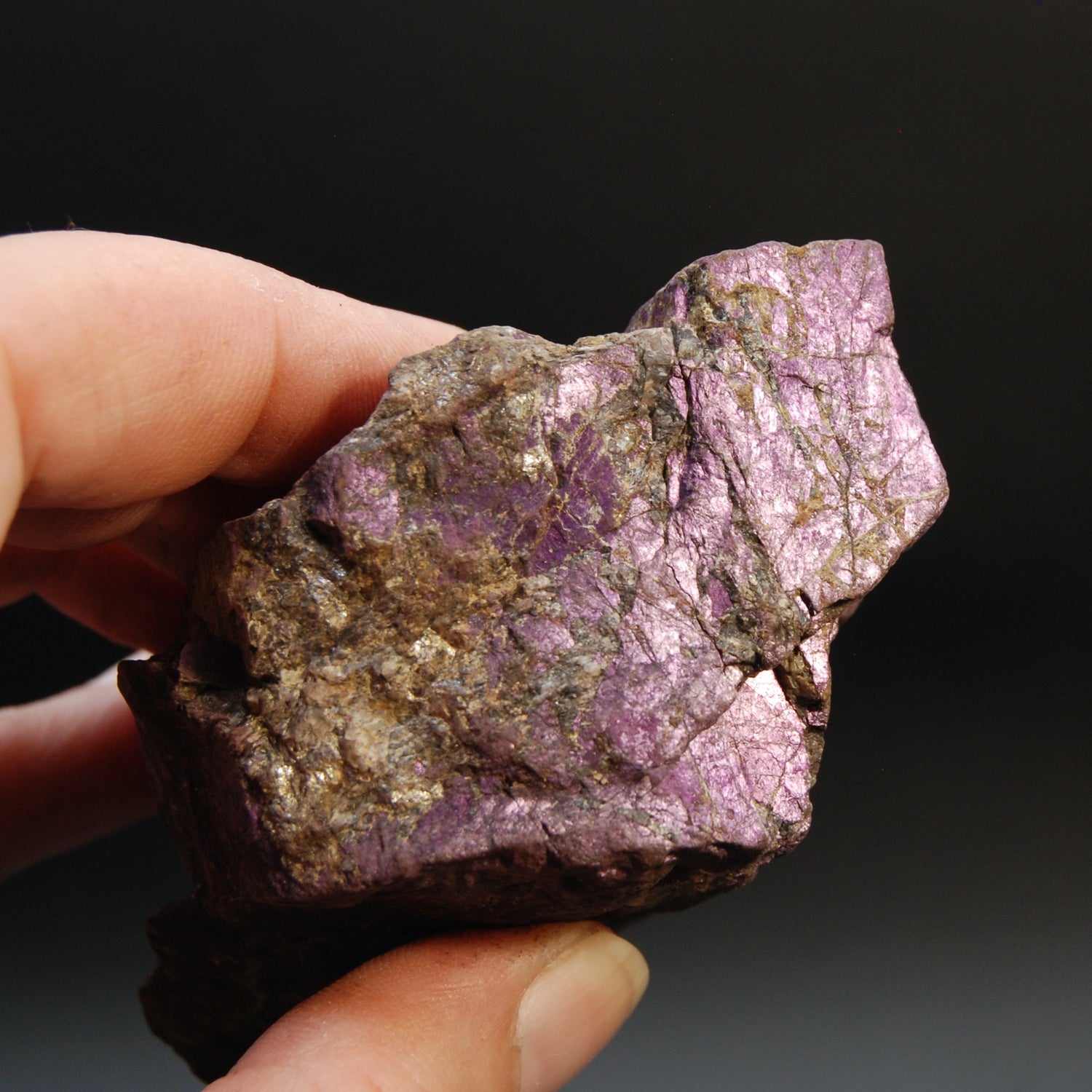 Raw Purpurite Crystal, Heterosite Mineral Specimen, Namibia