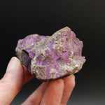 Raw Purpurite Crystal, Heterosite Mineral Specimen, Namibia