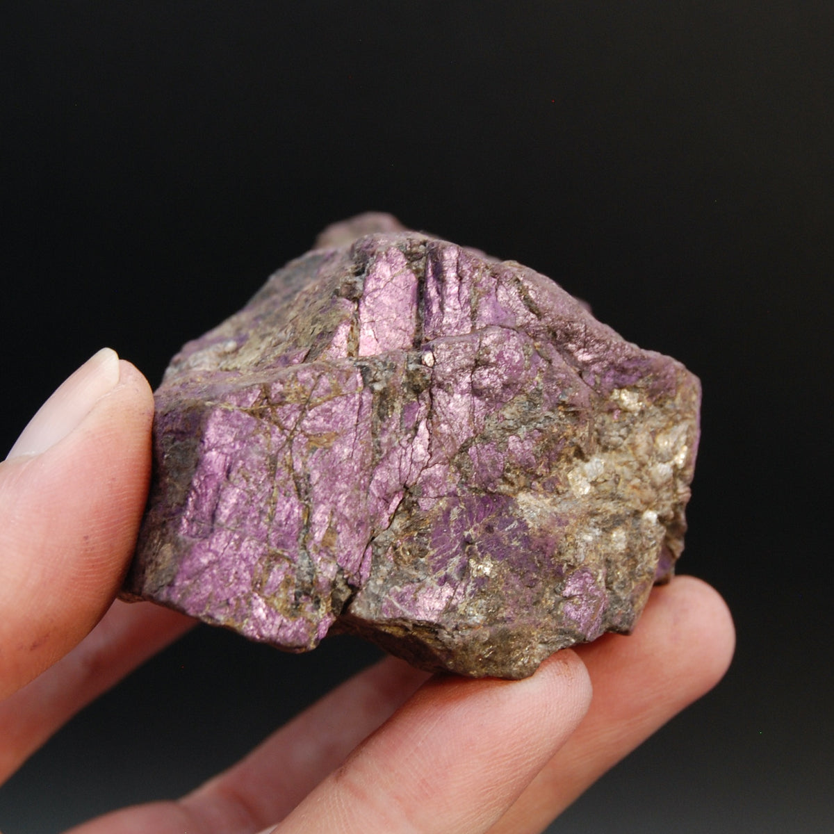 Raw Purpurite Crystal, Heterosite Mineral Specimen, Namibia
