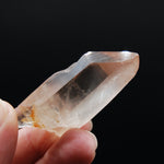 Pink Shadow Lemurian Seed Quartz Crystal