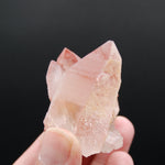 Strawberry Pink Lemurian Seed Quartz Crystal Cluster