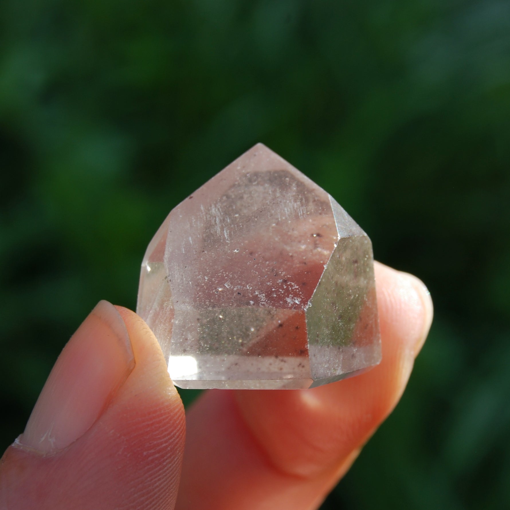 Pink Lithium Quartz Crystal Mini Tower