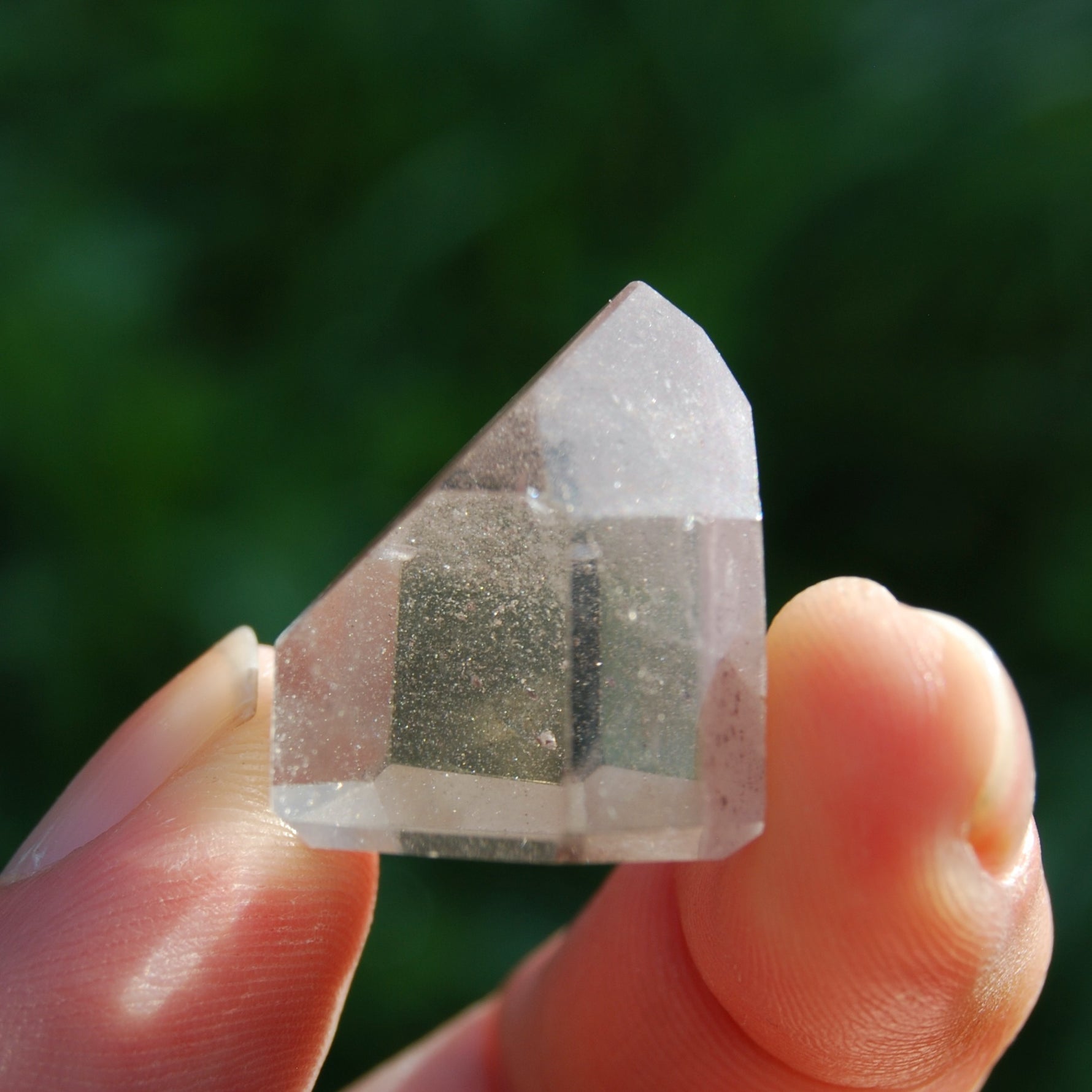 Pink Lithium Quartz Crystal Mini Tower
