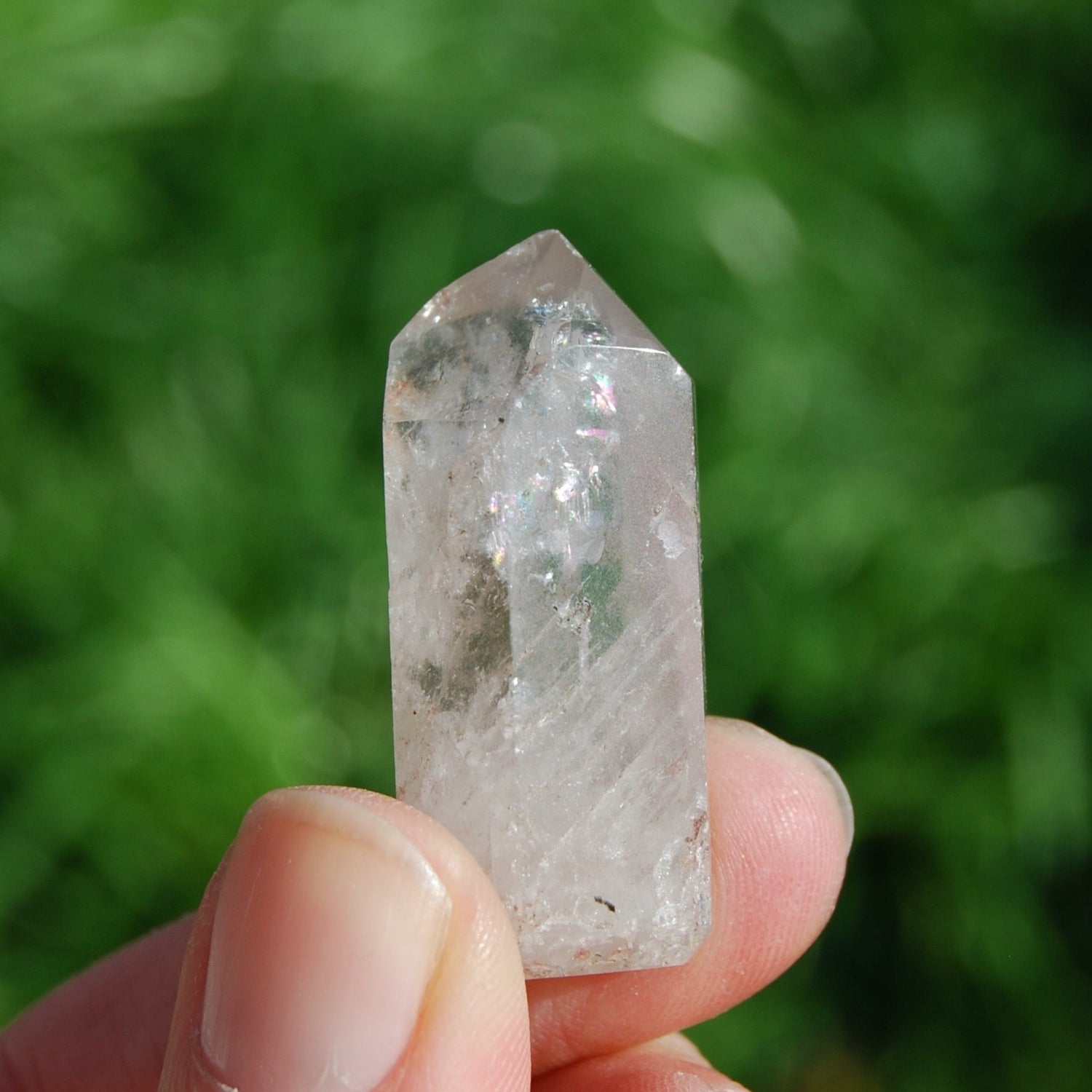 Pink Lithium Quartz Crystal Tower