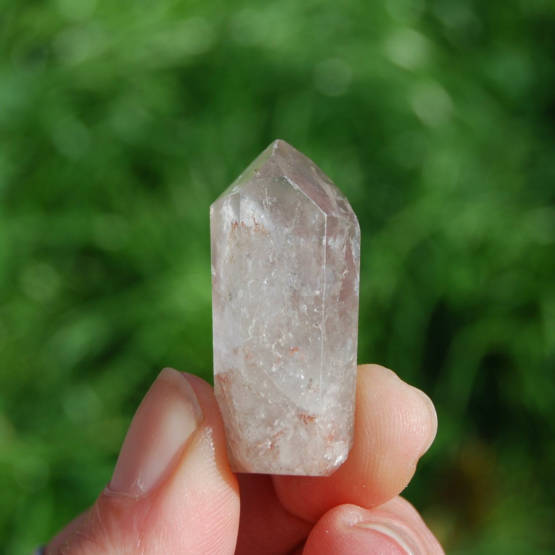 Pink Lithium Quartz Crystal Tower