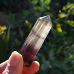 Gold Magenta Fluorite Crystal Towers
