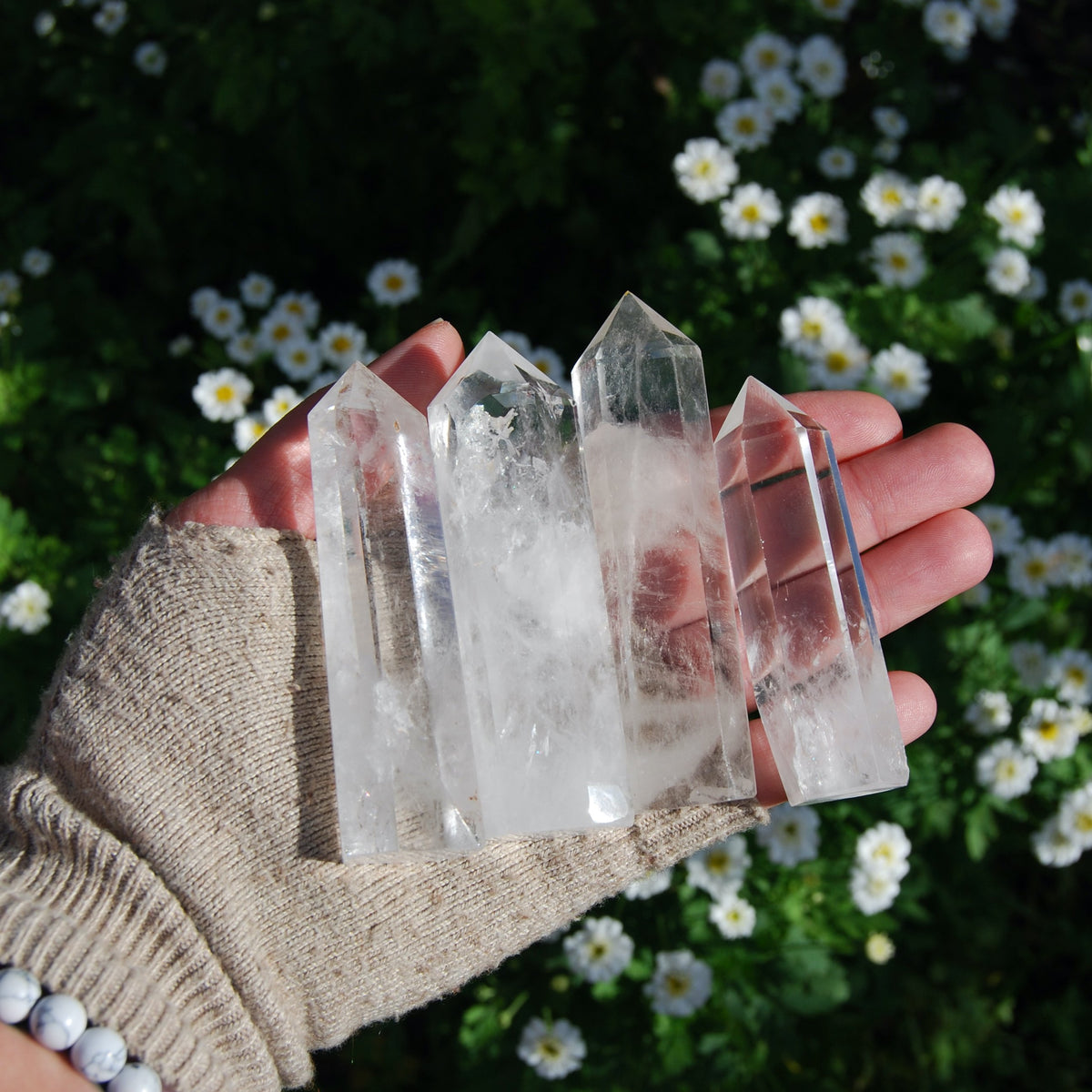 Clear Quartz Crystal Tower, Brazil