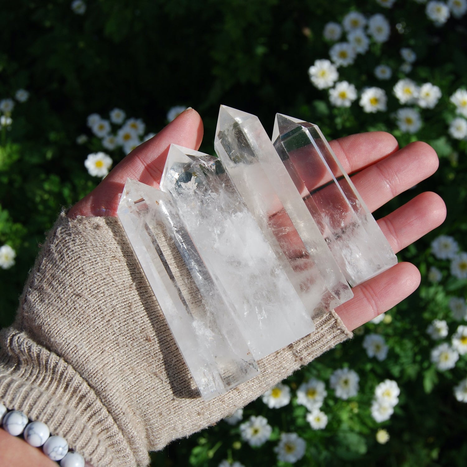 Clear Quartz Crystal Tower, Brazil