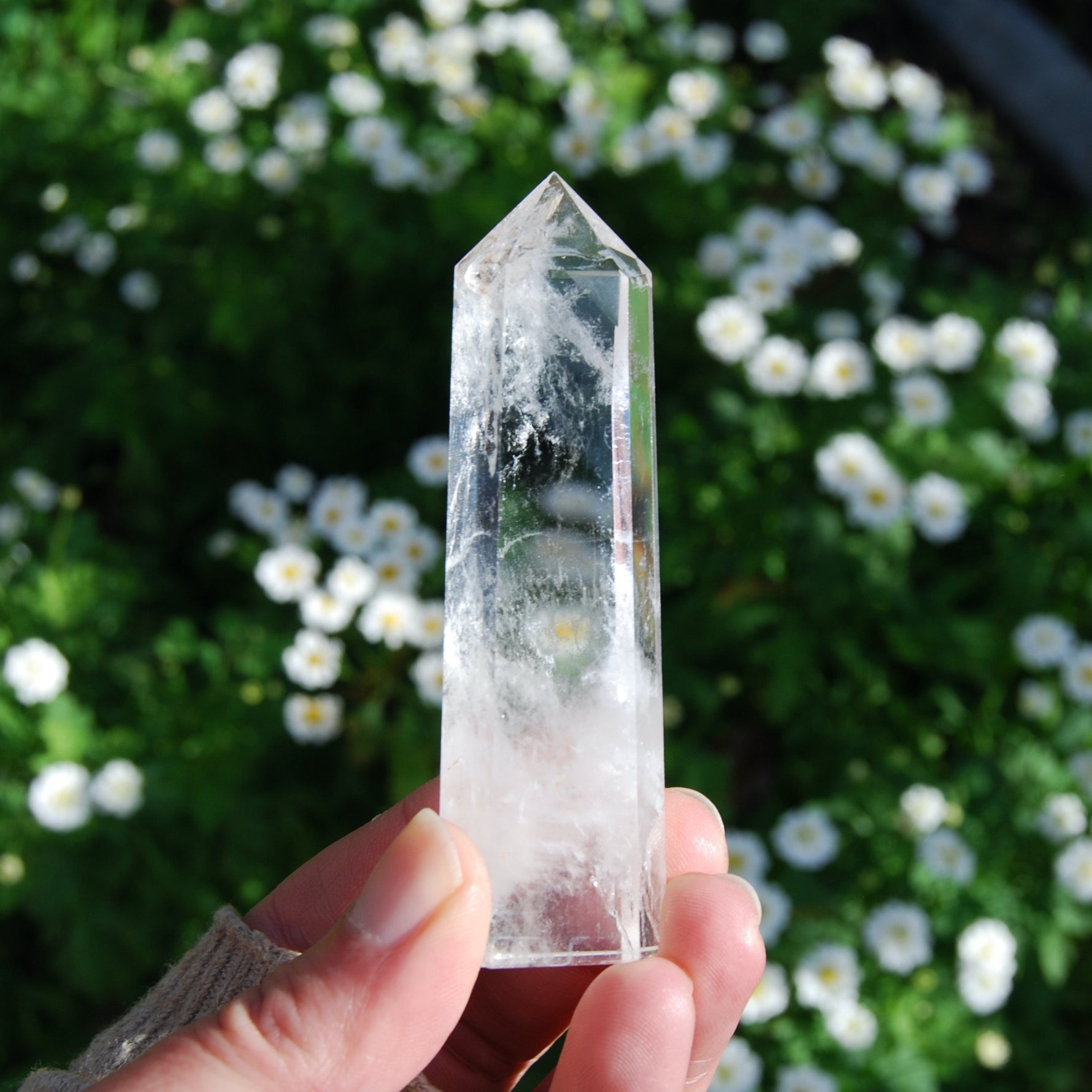 Clear Quartz Crystal Tower, Brazil