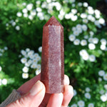 Strawberry Quartz Crystal Tower, Natural Strawberry Quartz Crystal 