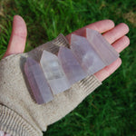 Yttrium Fluorite, Lavender Yttrium Fluorite Crystal Towers