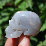 Agate Carved Crystal Skull