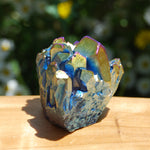 Titanium Aura Quartz Crystal Cluster
