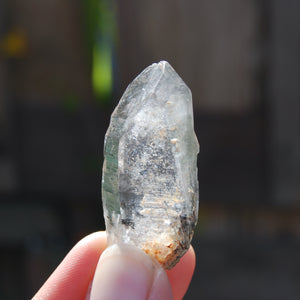 1.8in Rare Tessin Habit Himalayan Kullu Quartz Crystal Stabrary, Rutile Chlorite Specular Hematite High Altitude Crystal, Kullu Valley d7