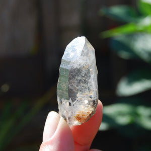 1.8in Rare Tessin Habit Himalayan Kullu Quartz Crystal Stabrary, Rutile Chlorite Specular Hematite High Altitude Crystal, Kullu Valley d7