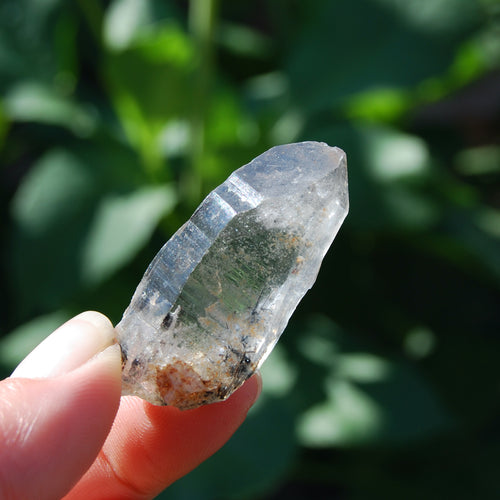 1.8in Rare Tessin Habit Himalayan Kullu Quartz Crystal Stabrary, Rutile Chlorite Specular Hematite High Altitude Crystal, Kullu Valley d7