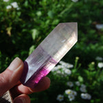 Magenta Fluorite Crystal Tower
