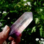 Magenta Fluorite Crystal Tower