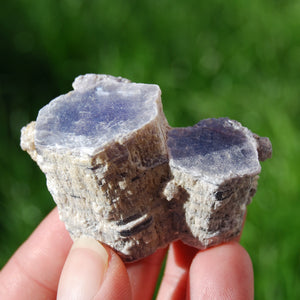 Raw Gem Lepidolite Crystal Cluster, Silver Leaf Lepidolite Mica Trapiche, Brazil LE3