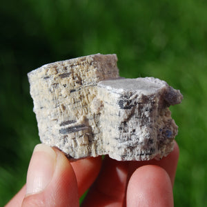 Raw Gem Lepidolite Crystal Cluster, Silver Leaf Lepidolite Mica Trapiche, Brazil LE3