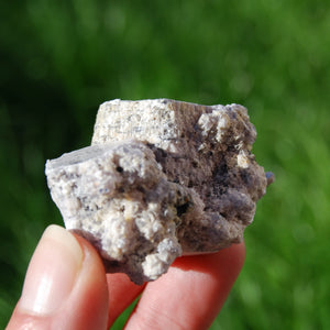 Raw Gem Lepidolite Crystal Cluster, Silver Leaf Lepidolite Mica Trapiche, Brazil LE3