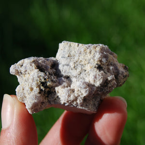 Raw Gem Lepidolite Crystal Cluster, Silver Leaf Lepidolite Mica Trapiche, Brazil LE3