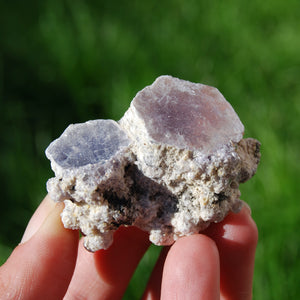 Raw Gem Lepidolite Crystal Cluster, Silver Leaf Lepidolite Mica Trapiche, Brazil LE3