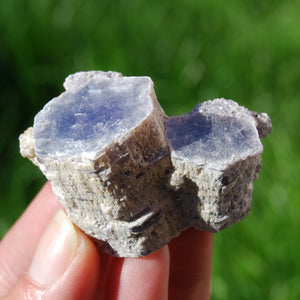 Raw Gem Lepidolite Crystal Cluster, Silver Leaf Lepidolite Mica Trapiche, Brazil LE3