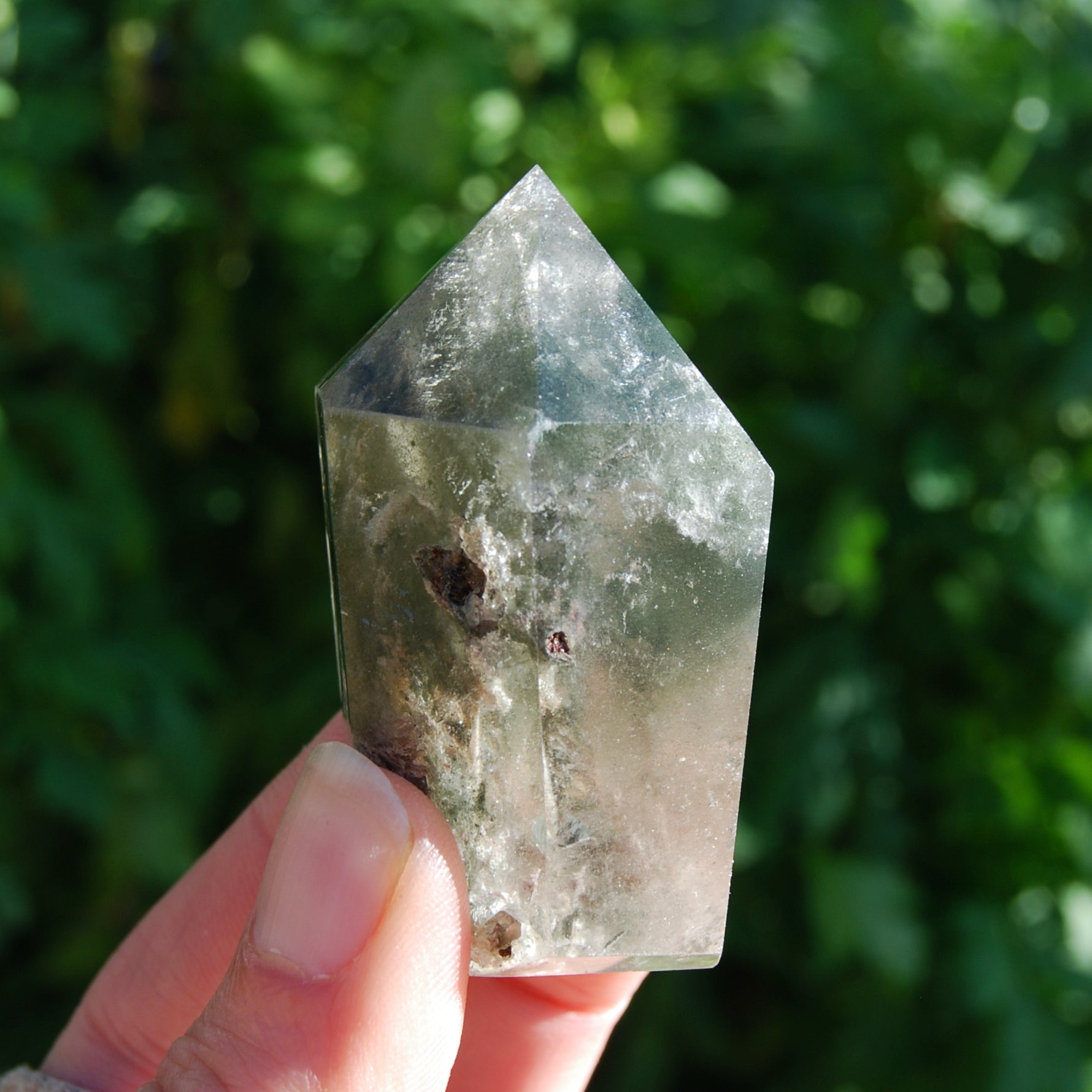 Lodolite Crystal Tower, Garden Quartz Tower, Landscape Quartz