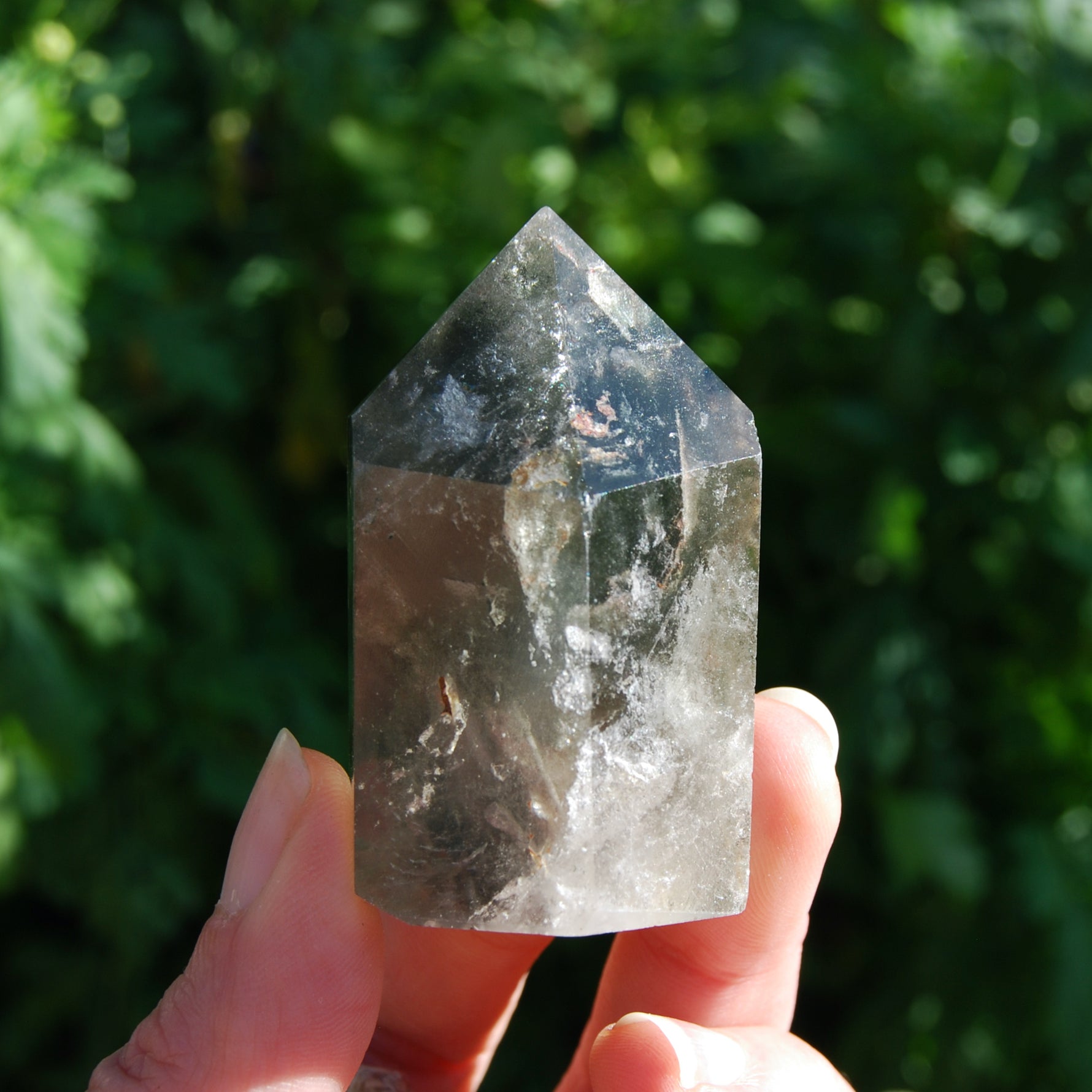 Lodolite Crystal Tower, Garden Quartz Tower, Landscape Quartz