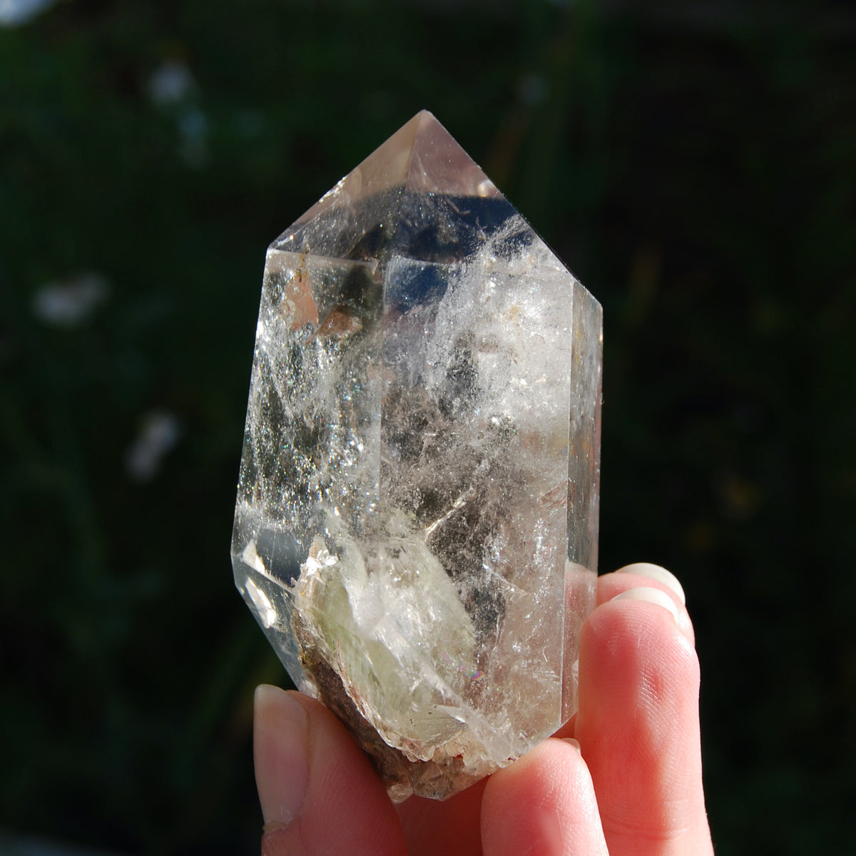 Lodolite Crystal Tower, Garden Quartz Tower, Landscape Quartz