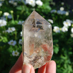 Lodolite Crystal Tower, Garden Quartz Tower, Landscape Quartz