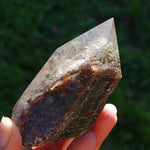 Scenic Garden Quartz Tower, Lodolite Quartz Crystal Tower