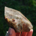 Scenic Garden Quartz Tower, Lodolite Quartz Crystal Tower