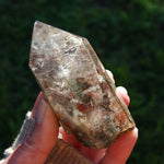 Scenic Garden Quartz Tower, Lodolite Quartz Crystal Tower